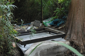 bottom frame in place 6th July