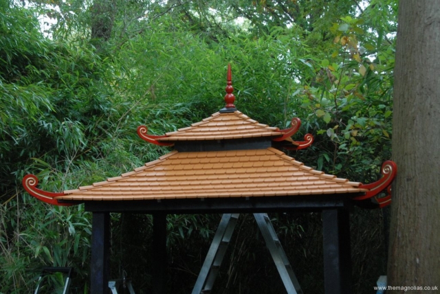 both rooves completed and painted - 30th Sept