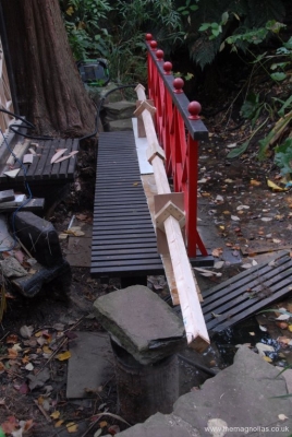 wood steamer in action - 15th Oct