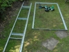 steel fencing cut and laid out 17th June