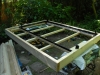 wood added to steel frame 2nd July