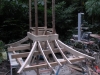 main roof on temporary scaffold - 23rd Aug