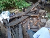 Remains of old bridge