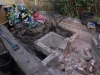Waterlily box being demolished