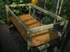 Wooden frame constructed