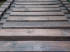 Mass painting of footway pieces